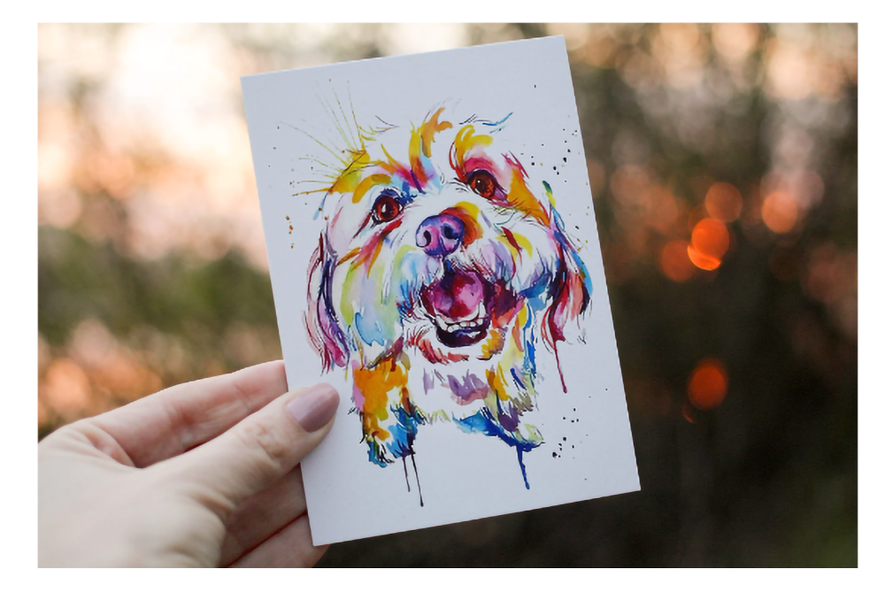 Shih Tzu Birthday Card, Dog Birthday Card, Personalized Shih Tzu - Click Image to Close